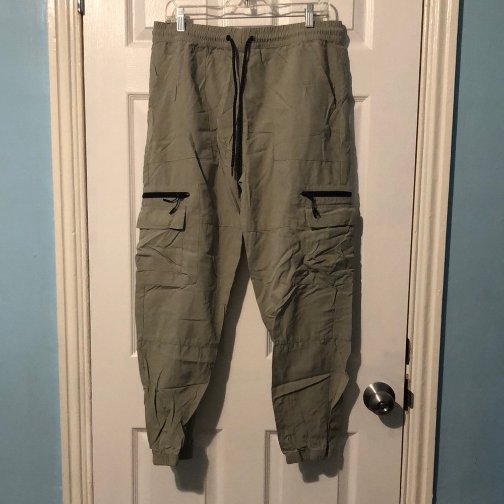 Men's Olive Cargo Pants